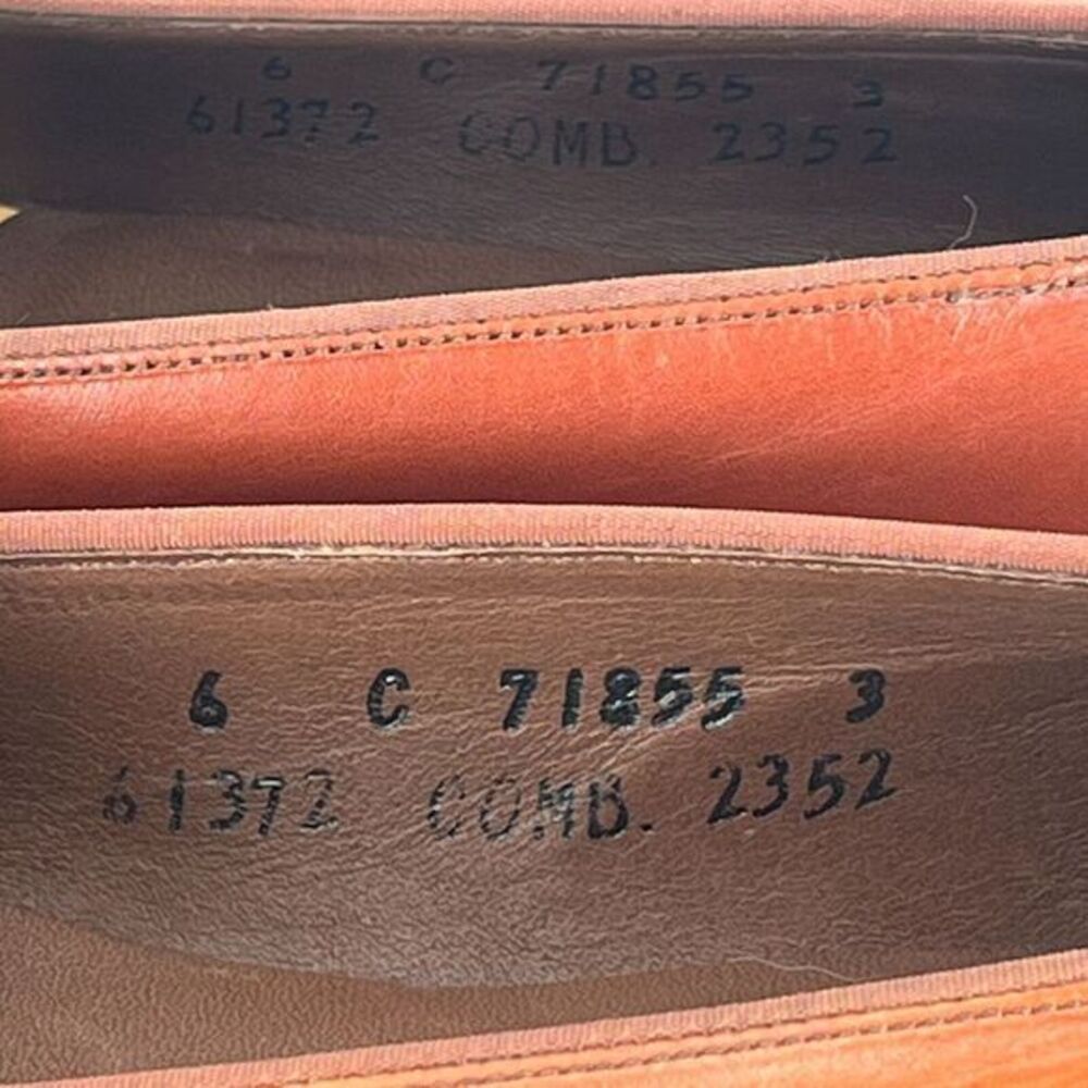 Allen Edmonds Loafer Shoes Women's 6 Rust Leather Tasseled Casual Slip-On 71855 - Picture 9 of 16